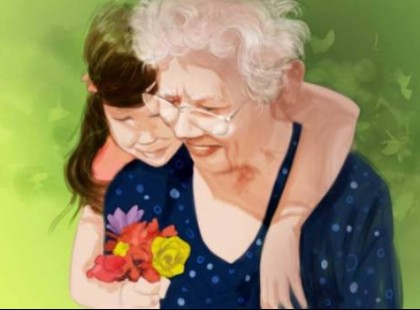 Nagymama és unoka közötti szeretet különleges és örök!