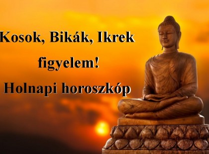 Kosok, Bikák, Ikrek figyelem! Holnapi horoszkóp