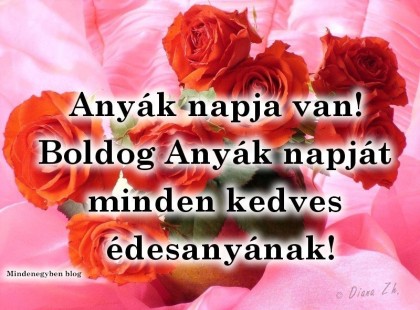 Anyák napja van! - Boldog Anyák napját minden kedves édesanyának! <3