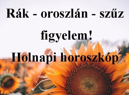 Kosok, Bikák, Ikrek figyelem! Holnapi horoszkóp
