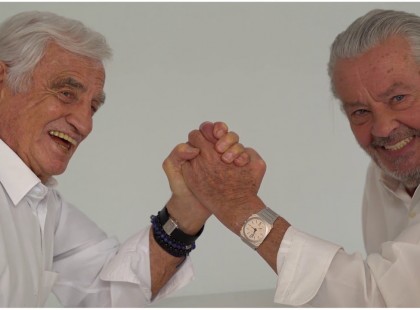 Parádés fotón a 83 éves Delon és a 86 éves Belmondo