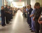 Kórházi dolgozók tisztelegnek az apa előtt aki szervei adományozásával 50 életet mentett meg