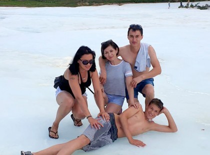 32 fokos hőség tombol Szibériában, stranddá olvadtak a jégmezők - Fotók