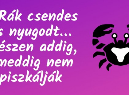 21 ok, ami miatt a Rák a horoszkóp legszokatlanabb jelének tekinthető