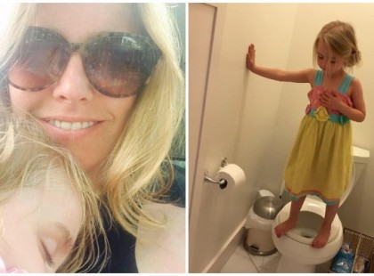 Az anya kiviszi kislányát a wc-re – de mikor meghallja miért kell őt kivinnie megszakad a szíve
