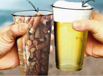 Egy pohár sör - egy pohár csikkért