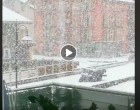 Igazi karácsonyi hangulat lett a tegnapi hóeséstől az Olasz Alpokban