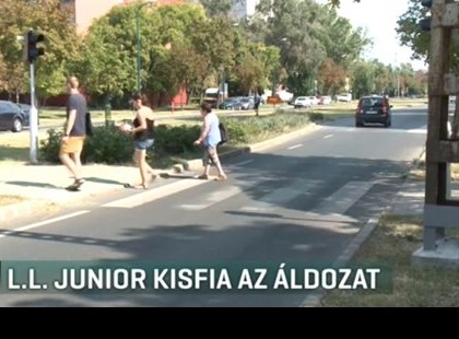 Dávidka kitépte anyja kezéből magát, és átszaladt a piroson, videót tett közzé a Híradó