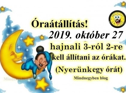 Óraátállítás 2019 – ekkor lesz idén- ne feledkezz meg róla!