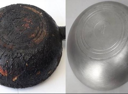 Ezzel az egyszerű trükkel könnyedén megszabadulhatsz az edényekre, serpenyőkre égett szennyeződést