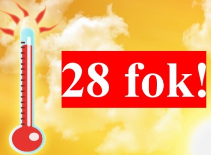 Jó hír!28 fok meleg jön!Ekkor érkezik