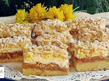 Almás, habos, reszelt sütemény - Nagyon hamar megsül, kb. 20 perc, és eszméletlen finom!