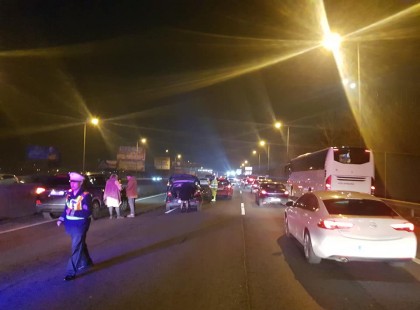 11 autó ütközött az M7-es autópályán, hatalmas a torlódás!