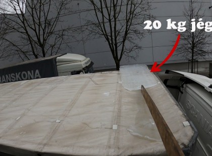 “Ezzel embert ölsz” A magyar kamionos vlogger fontos dologra hívja fel a figyelmet