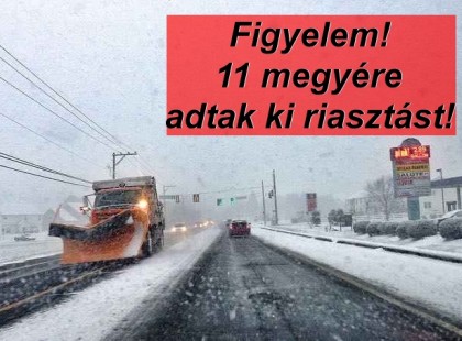 11 megyére adtak ki riasztást!Durva lesz a mai nap – Mutatjuk, hol vigyázzon