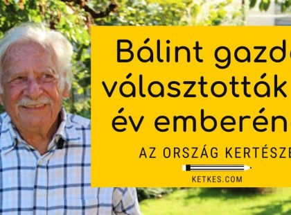 Bálint gazda nyerte az RTL Klub Év Embere díját!Gratulálunk! Csodálatos ember, megérdemli, hogy elismerjék ?