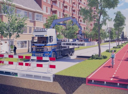 Hollandiában épült meg a világ első műanyaghulladékból készült bicikliútja