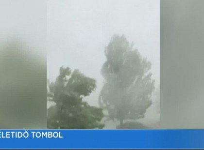 Pár óra és ideér!!! Már a nyakunkon van a ítéletidő, 100km/órás szélviharral érkezik a zivatar és az ónos eső! Ezeken a megyéken söpör végig a komoly vihar :
