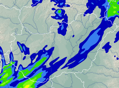 Óráról órára mutatjuk hol csap le a DURVA JÉGESŐ és a 70 km/órás szél, ÖZÖNVÍZSZERŰ ESŐVEL! Térképen mutatjuk hol csap le 9, 10, 11, 12, 13, 14, 15, 16, 17 órakor :