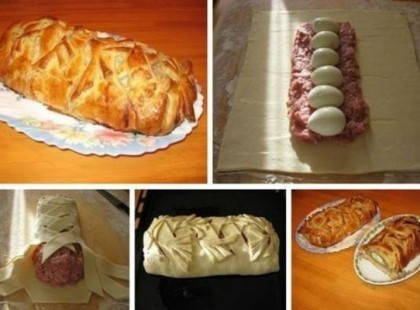 TÉSZTÁBA TEKERI A DARÁLT HÚST, MAJD ELKÉSZÍTI A VILÁG LEGFINOMABB HÚSTEKERCSÉT! CSINÁLD MEG HÚSVÉTRA!