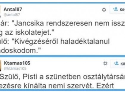 40 ellenőrző beírás tanároktól és szülőktől, amiken sírni fogsz a nevetéstől