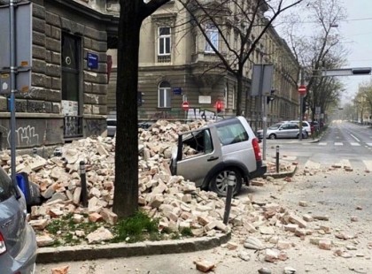 1 perce érkezett!Erős, 5.3-as erősségű földrengés rázta meg vasárnap kora reggel Horvátország fővárosának térségét -