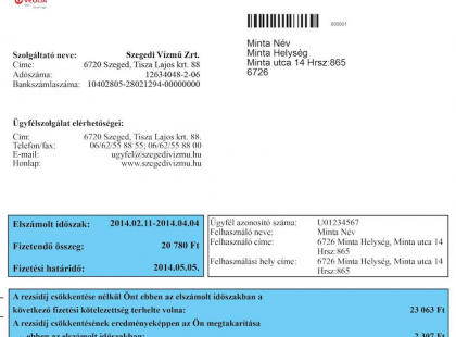 Ma érkezett a LISTA – HA RAJTA vagy AZONNALI VÍZSZÁMLA KEDVEZMÉNYT KAPHATSZ! Azt is eláruljuk, hogy miért >>>