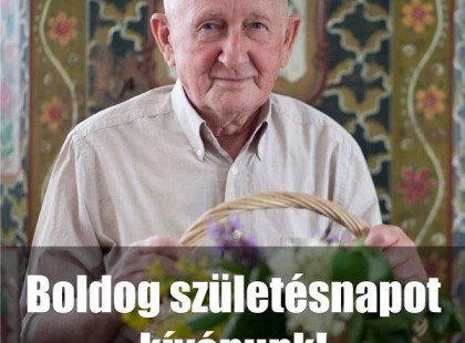 GYURI BÁCSI 92 ÉVES Szabó György 1928. április 15-én született. A bükki füves emberként ismert Gyurit bácsit szeretettel köszöntjük születésnapján. Életműve további kiteljesedéséhez jó egészséget, sok sikert kívánunk!