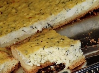 Bámulatos kapros túrós lepény, a régi falusi recept!Csodás íze van, a mai napig gyakran megsütöm ezt a fenséges finomságot! <3