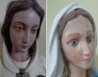 Pásztói csoda: sírnak a Mária-szobrok a pásztói templomban - fotó