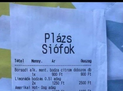 Szerdán Siófokon jártunk, de ezt a kis 