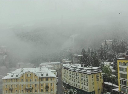 Ausztriában havazik !