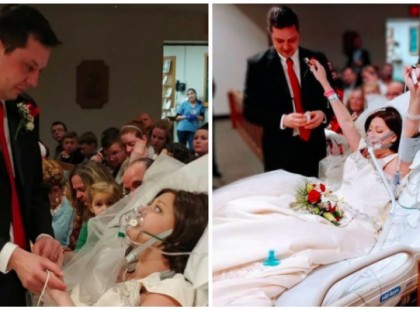 18 órával a lány halála előtt a pár összeházasodik: a képeket most világszerte ünneplik