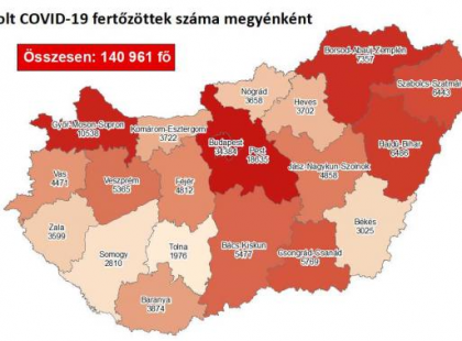 NAGY A BAJ !MOST jelentették be : Sok a fertőzött é sok a halott is !TÉRKÉPEN MUTATJUK MELYIK MEGYÉKBEN UGROTT MEG NAGYON a fertőzöttek száma >>>>