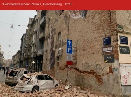 Gyász : Földrengést éreztek Magyarország különböző pontjain! Egy gyermek is életét vesztette a horvátországi földrengésben - Drámai videó a helyszínről!