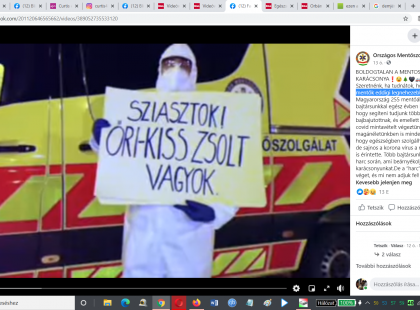 Ezzel a videóval üzent az Országos Mentőszolgálat !Ez talán a mentők eddigi legnehezebb karácsonya.