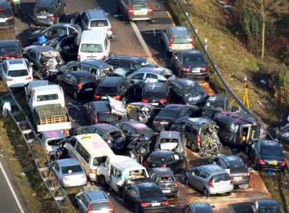 Hatalmas baleset az M1-esen: 10 km-es torlódás várható !Itt vannak a részletek