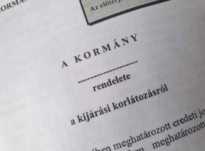 SÚLYOS MÓDOSÍTÁS JÖN A KIJÁRÁSI TILALOMNÁL! Erre nem számítottunk >>