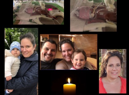 Apukájával egy napon került kórházba Adri, mindketten belehaltak..A fájdalom leírhatatlan..