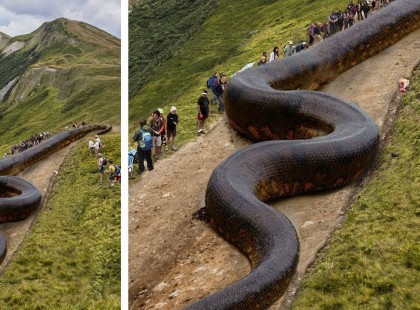 Közel féltonnás kígyót találtak !Íme a világ legnagyobb kígyója