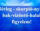 Mérleg - skorpió-nyilas -bak-vízöntő-halak figyelem!Holnapi horoszkóp (péntek)