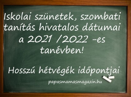 Rövidített nyári szünet és itt a Tanév rendje 2021/2022-évre >>> Mutatjuk a részleteket!