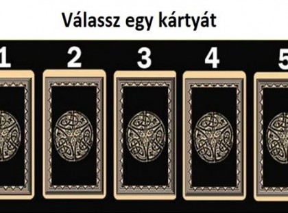 Válassz egy kártyát az 5 közül, fontos üzenete van számodra!