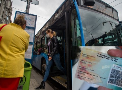 Nem buszozhatsz -vonatozhatsz ha nincs Covid-igazolvánnyod