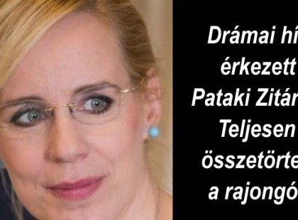 Drámai hír érkezett Pataki Zitáról!Teljesen összetörtek a rajongók.