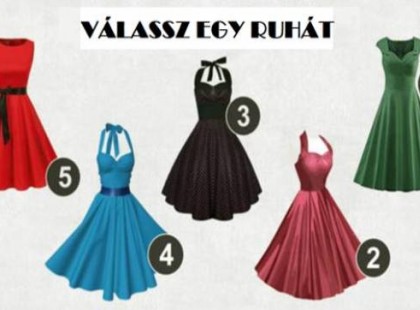 Remek kis TESZT: a kiválasztott ruha megmondja, hogy állsz a nőiességedhez