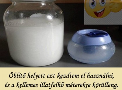 Öblítő helyett ezt kezdtem el használni, és a kellemes illatfelhő méterekre körülleng. Minden kollégám ostromol a receptért: