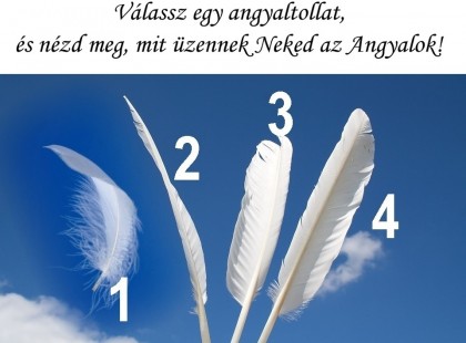 Válassz egy angyaltollat, és nézd meg, mit üzennek Neked az Angyalok!