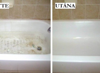 Anyósom fürdőkádja sok év után is úgy fest, mint az új. Megkérdeztem, mi a titka, és rögtön ki is próbáltam a módszerét: