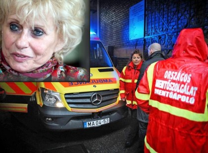 Drámai hír !Esztergályos Cecília balesetet szenvedett azonnal mentővel kórházba vitték!
